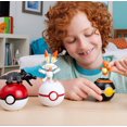 thumbnail image 4 of MEGA Pokémon Fire-Type Team Building Toy Kit, 4 Action Figures (105 Pieces) for Kids, 4 of 6