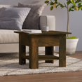 thumbnail image 1 of vidaXL Coffee Table Smoked Oak 55x55x42 cm Engineered Wood, 1 of 4