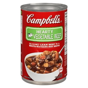 Campbell's® Prêt à servir soupe de boeuf aux légumes copieux, étagère stable