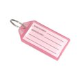thumbnail image 2 of Porte-clés Étiquette de Nom Sac de Bagage Porte-Clés avec Couvercle Porte-Cartes Suspendu Porte-Clés Portable Chaîne de Clés Visible Support de Classification Étiquette Sac à Main Valise Rouge, 2 of 9