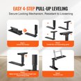 thumbnail image 3 of VEVOR Ladder Levler 29.8 L x 11.4-18 in H Support Surface Folding Stabilizer, 3 of 9