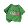 thumbnail image 1 of Économies d'Été! SROBPTY Garçons Filles T-Shirts à Manches Courtes Hauts, Été Garçons et T-Shirt à Col Rond à Manches Courtes pour Enfants Moyens et Grands Robe d'Été Décontractée à Demi-Manches Vert, 2 Ans, 1 of 3