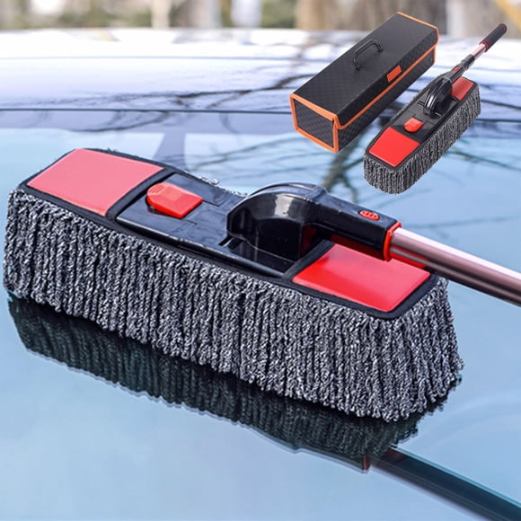 TopLLC Cleaning Car Brushes Dirt Removal Brushes Car Sweeping Brushes Cleaning Soft Bristled Tools Car Washing Plastics brush
