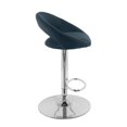 thumbnail image 4 of CorLiving Round Open Back Adjustable Fabric Barstool, set of 2, 4 of 9