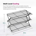 thumbnail image 3 of Wilton Gold 3-Tier Collapsible Cooling Grid, 3 of 6