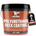 thumbnail image 2 of Liquid Rubber Smooth Polyurethane Deck Coating - Solar Protection Deck Sealant, Non-Toxic Multi-Surface Waterproofing Membrane, Easy to Apply, Neutral Beige, 1 Gallon, 2 of 4