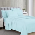 thumbnail image 1 of Ensemble de draps de luxe Swift Home 4 pièces avec taie d'oreiller additionnelle, Twin, Aqua, 1 of 8