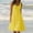 Yellow, variant on zanvin Ladies summer dresses Casual Holiday Solid Color Sleeveless Swing beach Dress Gifts for Girls Ladies Teens Wifes Mom,Hot Pink