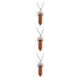 thumbnail image 4 of QualitChoice Hexagon Column Charm Exquisite Women Men Making Findings Handmade Anniversary Hanging Pendants Colorful Crystal Red Sand Color 3Set, 4 of 6
