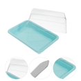 thumbnail image 3 of Butter Dish Container Cheese Keeper Holder Storage Tray Saver Food Plastic Covered French Box Sliced Lid Containers, 3 of 7