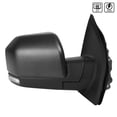 thumbnail image 1 of Convient aux 2015-2018 Ford F-150 Spec-D Tuning Miroir Extérieur RMV-F15015HP-FS-R Remplacement OEM; Simple; Boîtier en Plastique ABS Noir; Réglage de Puissance; Pliable; avec Miroirs Chauffants, 1 of 9