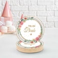 thumbnail image 1 of Flower Bride Party Theme Tableware Set Disposable Decorative Tableware Paper Set, 1 of 4