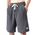 thumbnail image 3 of Birdeem Shorts Mi-Cuisse Classiques pour Hommes, Mode Été, Amples, Décontractés, Unis, 3 of 8