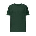 thumbnail image 4 of FAIWAD Womens Short Sleeve Tops Summer Round Neck Short Sleeve Plus Size T Shirts Causal Beach Vacation Basic Tees, 4 of 6