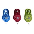 thumbnail image 3 of QualitChoice Climbing Pulley with Ball Bearing Survival Tool High Altitude Rescue Accessory Aluminum Alloy for Traverse Hauling Equipment Green, 3 of 6
