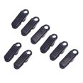 thumbnail image 1 of EeaseCA 8 Pcs Clamp Tarp Clips Awning Clamp Set Tent Snaps Camping Clamp Clips Tent Tighten For Outdoors (Black), 1 of 7