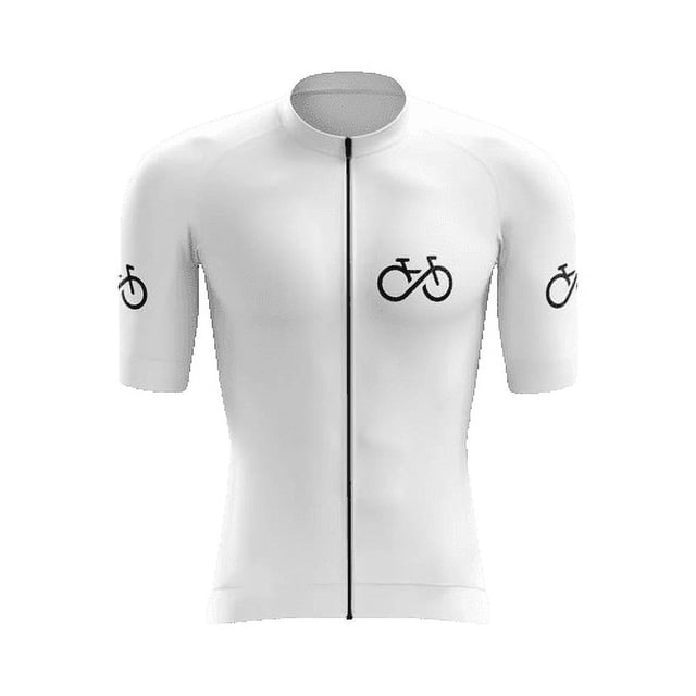 Chandail de Cyclisme Blanc Bike Forever - TG