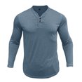 thumbnail image 2 of RXIRUCGD Pull Décontracté Mode pour Hommes Couleur Unie Manches Longues Col Rond, Bleu Clair, Taille : m, 2 of 6