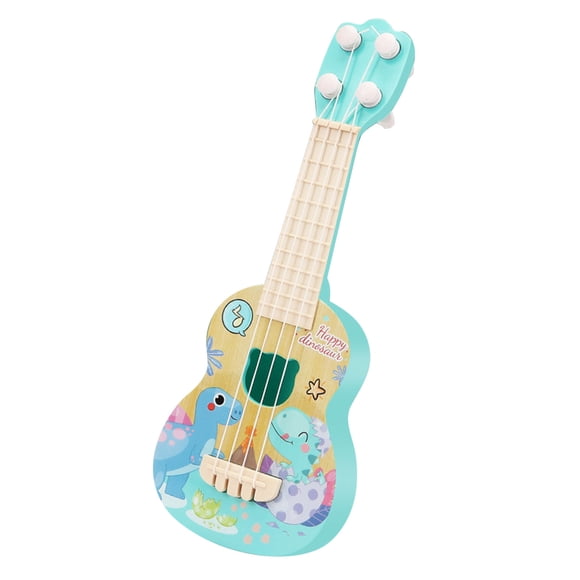 <p>Toddler Ukulele Guitar Toy, Plastics Cute Balanced Tone Easy To Learn Educational 4 Strings Mini Guitar For Outdoor For Children</p>