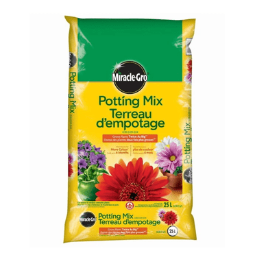 Miracle-Gro Mélange de Terreau pour Rempotage 25 L