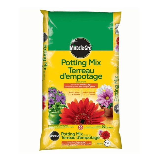 Miracle-Gro Mélange de Terreau pour Rempotage 25 L