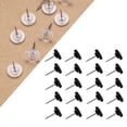 thumbnail image 2 of Pointes de Pouce pour Mur Épingles Poussoir de Pouce pour Tableau d'Affichage Tête en Plastique et Point Panneau en Liège Réutilisable pour Mur Carte Affiches Image Suspendue Maison École, 2 of 9