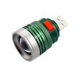 thumbnail image 1 of stanreset USB Flashlight Portable Emergency Zoomable Torch Cordless Work Lighting Lamp Pocket Lantern Inspection Fill Light Blue Light, 1 of 8