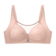 thumbnail image 1 of Womans Fashion Bowknot Printing Comfortable Hollow Out Bra Underwear No Rims, 1 of 8