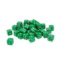 thumbnail image 1 of WE Games Green Square Cornered Dice - 100 Pack - Plastic Dice, 1 of 3