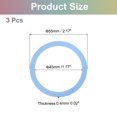 thumbnail image 2 of 3Pcs Magnetic Adapter Ring, Magnetic Wireless Charger Conversion Kit, Sky Blue, 2 of 8