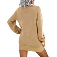 thumbnail image 4 of Gspmoly Robes d'Été pour Femmes 2025, Mode Femmes Aguichant Décontractée Robe Plissée Unie Épaule Robe à Manches Courtes Robes de Soirée pour Femmes Économies d'Été Liquidation, 4 of 7