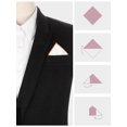 thumbnail image 3 of INSPIRE CHIC Men's Pocket Square Cotton Handkerchiefs for Suits Jacket Orange One Size, 3 of 4