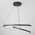 thumbnail image 4 of Artika Salto Modern LED Pendant Light Fixture, Black, 4 of 5