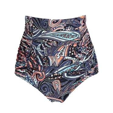 RELLECIGA Women's High Waisted Ruched Bikini Bottom