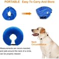 thumbnail image 4 of Collier Gonflable pour Chiens, Collier de Protection pour le Cou pour Chats et Chiens, Cône de Collier pour Animaux pour la Récupération après Blessures, Éruptions Cutanées, Chirurgie, Collier de Récupération pour Animaux Protecteur et Ajustable avec 3 Tailles, G, 4 of 7