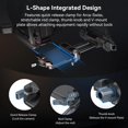 thumbnail image 2 of SmallRig V-Mount Battery Plate, V Lock Battery Mounting Plate with Double Quick Release Plate for Arca-Swiss, L-Shape Compact & Foldable V Mount Battery Plate for DSLR Camera, Gimbals & Tripod - 4064B, 2 of 6