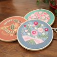 thumbnail image 4 of European-style Flowers DIY Embroidery Ribbon Set Beginners With Embroidery Shed Sewing Kit Cross-stitch Crafts Hand-stitched Decoration, 4 of 8