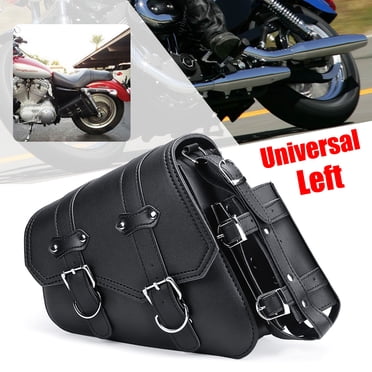 Sac Latéral de Moto 29x11x26 cm, Sacoches de Selle, Pochette en Cuir PU pour Sportster 04-UP