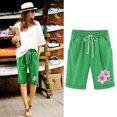 thumbnail image 2 of Birdeem Ensembles Haut et Shorts pour Femmes Shorts à Taille Élastique pour Femmes à Imprimé avec Cordon, 2 of 12