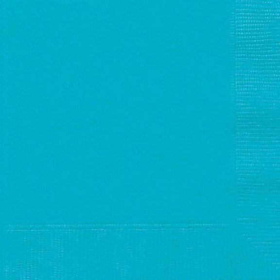 Serviettes de table solides bleu sarcelle , 20 ct