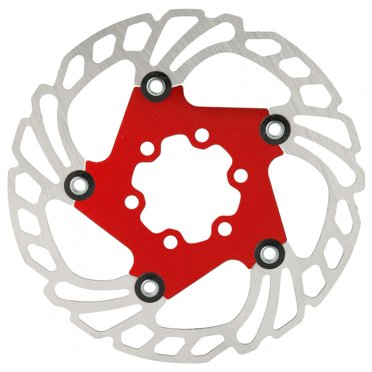 Disque de Frein à 5 Crampons Solide et Durable, Finition Soignée Disque de Frein Flottant pour Bicyclette, pour Vélo de Montagne Accessoire de Cyclisme Rouge