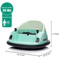 thumbnail image 2 of Auto Tamponneuse 12 V à Chevaucher avec Télécommande, Rotation à 360° et Lumières DEL, Voiture Jouet Électrique, 2 of 5
