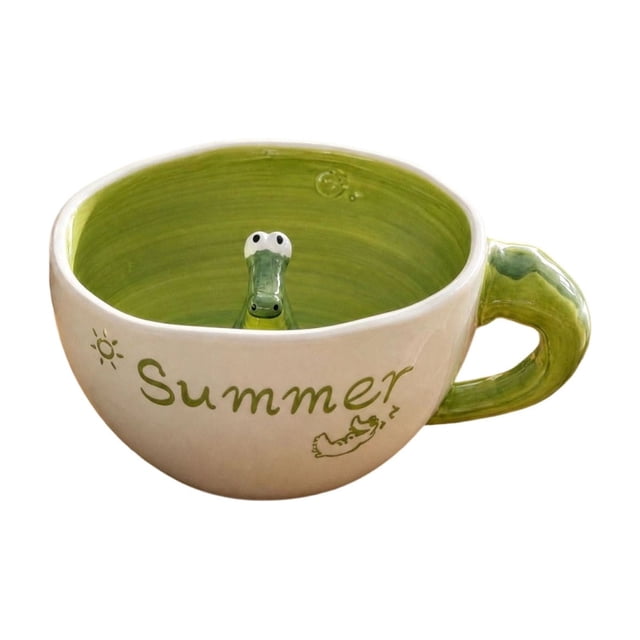 Ceramic Mug Cute Coffee Cup with Handle for Home Office Birthday Gift