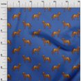 thumbnail image 2 of oneOone Viscose Chiffon Fabric Horse Block Printed Craft Fabric BTY 42 Inch Wide, 2 of 4