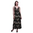 thumbnail image 1 of Bimba Robe Longue Chic Imprimée pour Femmes avec Oiseaux, Style Bohème, Maxi d'Été, Tenue de Plage - Grand, 1 of 6