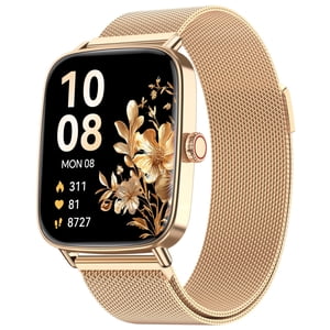 Smart Watch pour les hommes femmes, 1.85" HD Smartwatch compatible iPhone/Samsung/Android (Répondre/Faire des appels), 100+ Modes sportifs Fitness Tr