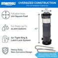 thumbnail image 2 of Swimline HYDROTOOLS 100 SqFt Cartridge Above Ground Pool Filter Pump System, 2 of 8