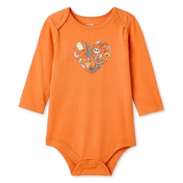 George Baby Girls' Long-Sleeve Halloween Bodysuit
