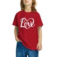 thumbnail image 4 of RXIRUCGD T-shirt Imprimé Halloween pour Enfants Garçons Filles Mode Mignon Col Rond Manches Courtes (Rouge, Taille: 3 Ans), 4 of 4