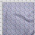 thumbnail image 4 of oneOone Polyester Spandex Blue Fabric Water Color Sewing Material Print Fabric By The Yard 56 Inch Wide, 4 of 4